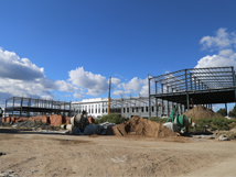 承德亞歐果仁有限公司在建杏核破碎、杏仁脫苦車間項目初見規(guī)模